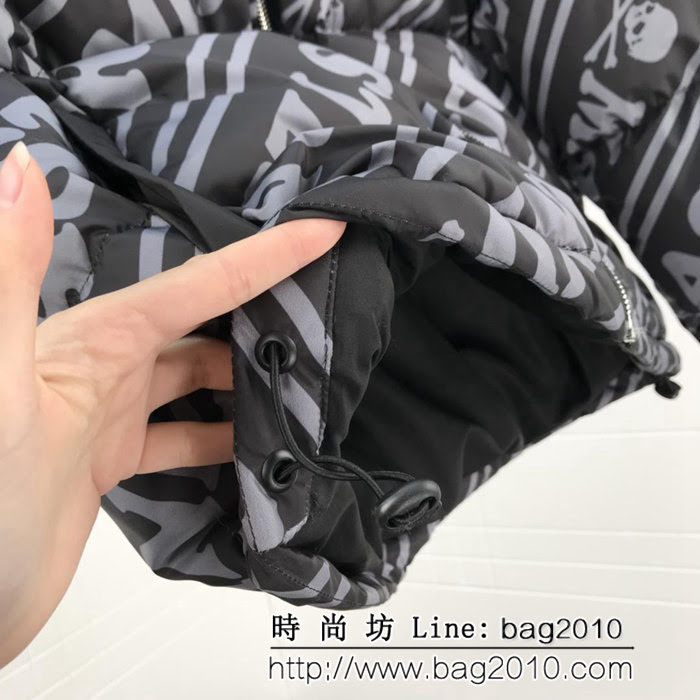 MMJ X TNF18FW新款 骷髏印花棉服 男女同款 ydi1747
